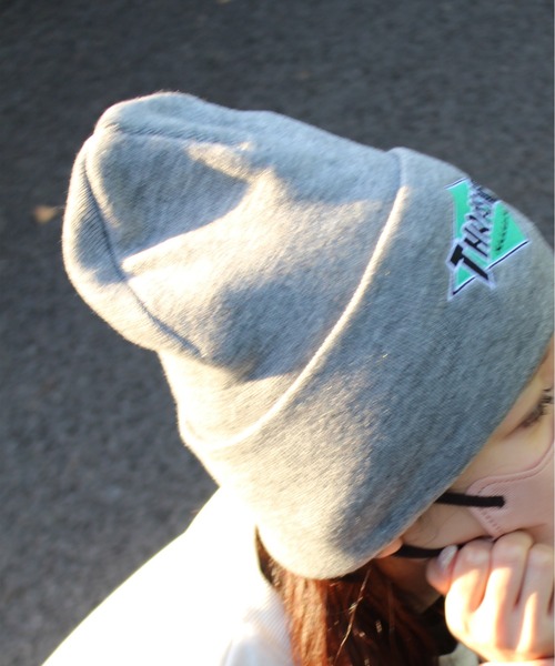 THRASHER(スラッシャー)の「【THRASHER/スラッシャー】ダイヤロゴ刺繍ニットキャップ/ワッチキャップ/ニット帽(ニットキャップ/ビーニー・メンズ・グレー/ブラック/ブルーグリーン/ブラウン・FREE)」の8枚目の写真