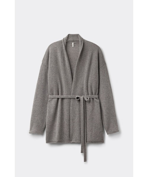 Intimissimi(インティミッシミ)の「CARDIGAN CON CINTURA 100% CASHMERE(カーディガン/ボレロ・レディース・ブラック/ホワイト/ライトベージュ/ヘザーグレー/ブルー・M/L/S/M)」の7枚目の写真