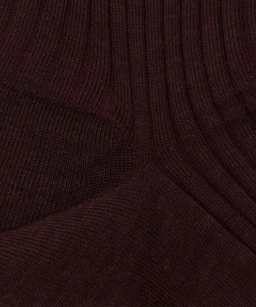 Pantherella（パンセレラ）の「＜PANTHERELLA＞W/N リブ ソックス（ソックス/靴下・レディース・ダークグレー/ワイン/オフホワイト・FREE）」の9枚目の写真