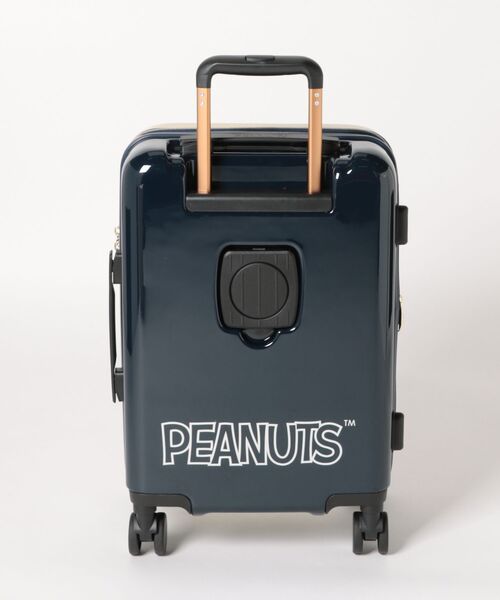 PEANUTS（ピーナッツ）の「【PEANUTS/ピーナッツ】 スヌーピー ポーチ付きキャリーケース 33L(39L)（スーツケース/キャリーバッグ・レディース・アイボリー/イエロー・FREE）」の4枚目の写真