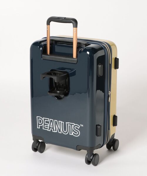 PEANUTS（ピーナッツ）の「【PEANUTS/ピーナッツ】 スヌーピー ポーチ付きキャリーケース 33L(39L)（スーツケース/キャリーバッグ・レディース・アイボリー/イエロー・FREE）」の5枚目の写真