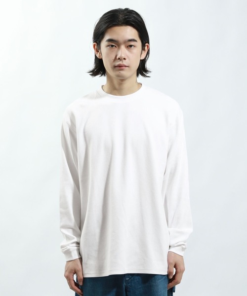 BAYFLOW（ベイフロー）の「［肌触りが心地いい］スムースTシャツ（Tシャツ/カットソー・メンズ・ブルー/オフホワイト/ブラック・MEDIUM/LARGE）」の15枚目の写真