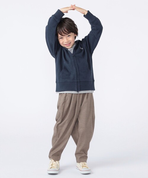 SHIPS（シップス）の「SHIPS KIDS:100～130cm /千鳥柄 チェック タック パンツ（その他パンツ・キッズ・ブラウン系その他・120/110/130/100）」の14枚目の写真