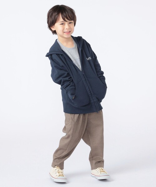 SHIPS（シップス）の「SHIPS KIDS:100～130cm /千鳥柄 チェック タック パンツ（その他パンツ・キッズ・ブラウン系その他・120/110/130/100）」の16枚目の写真