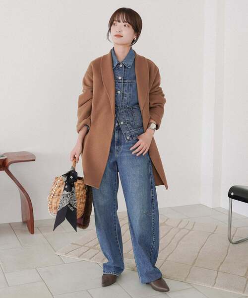 Levi's（リーバイス）の「《追加》Levi’s/リーバイス SLOBE別注 BALLOON SLEEVE TRACKER デニムジャケット（デニムジャケット・レディース・ブルー・XX-SMALL/SMALL）」の22枚目の写真