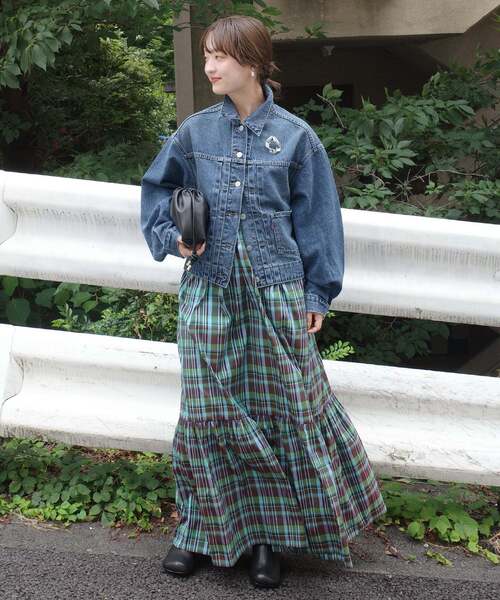 追加》Levi's/リーバイス SLOBE別注 BALLOON SLEEVE TRACKER デニム