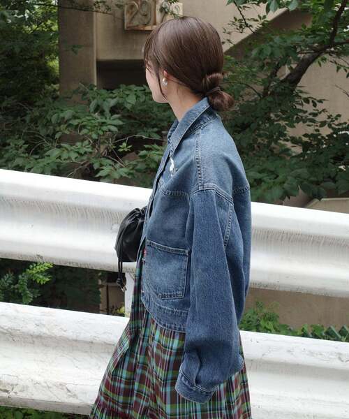 追加》Levi's/リーバイス SLOBE別注 BALLOON SLEEVE TRACKER デニム