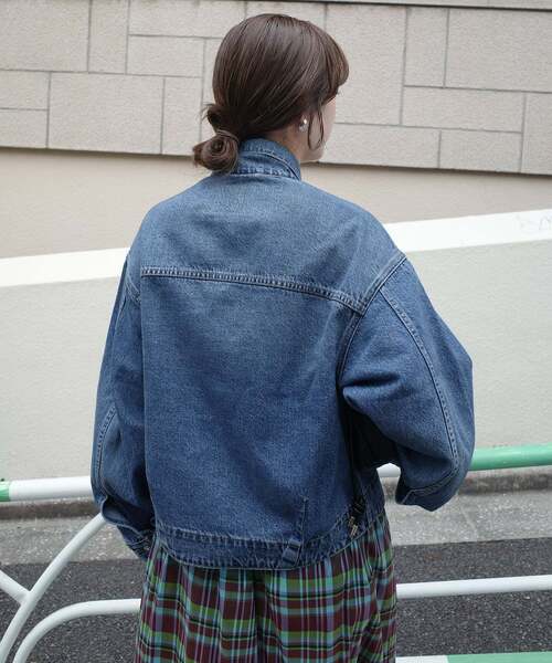 追加》Levi's/リーバイス SLOBE別注 BALLOON SLEEVE TRACKER デニム