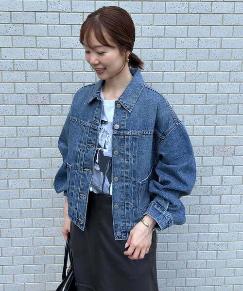 追加》Levi's/リーバイス SLOBE別注 BALLOON SLEEVE TRACKER デニム