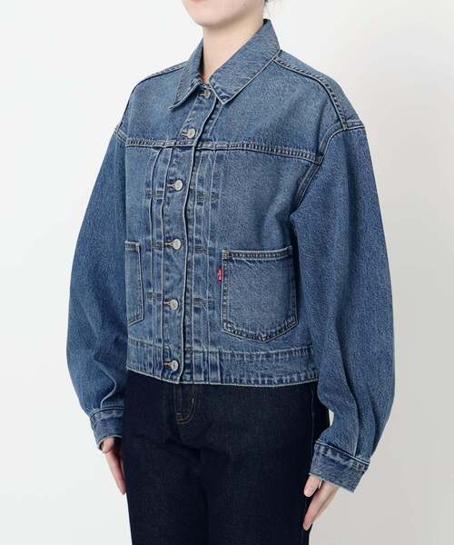 追加》Levi's/リーバイス SLOBE別注 BALLOON SLEEVE TRACKER デニム