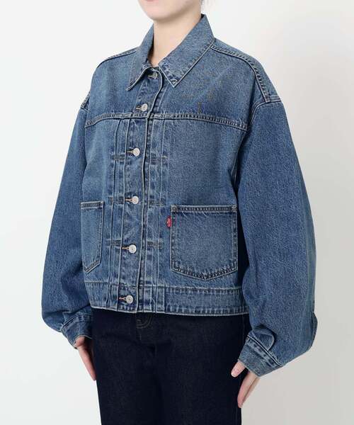 追加》Levi's/リーバイス SLOBE別注 BALLOON SLEEVE TRACKER デニム