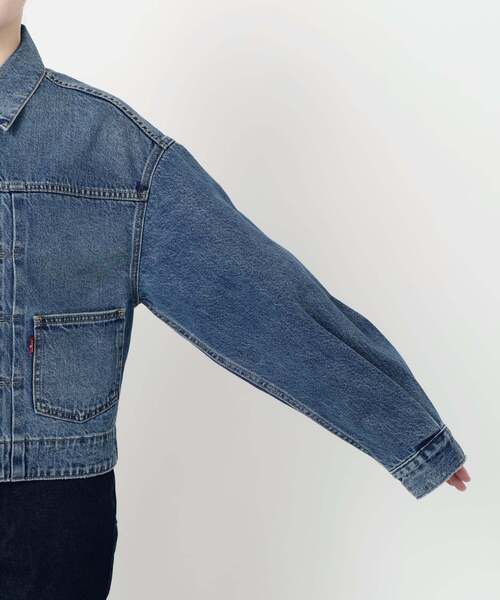 追加》Levi's/リーバイス SLOBE別注 BALLOON SLEEVE TRACKER デニム