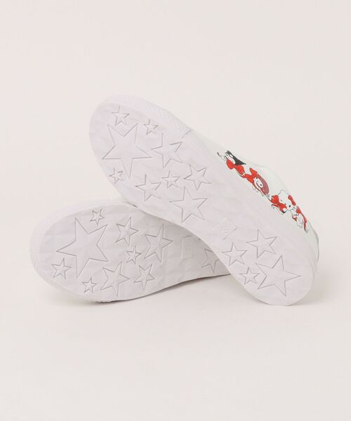 sanrio(サンリオ)の「【sanrio】サンリオ キャラクタープリント コートタイプスニーカー 1504(スニーカー・レディース・ホワイト/ホワイト系その他/ブラック・S/M/L/LL)」の5枚目の写真