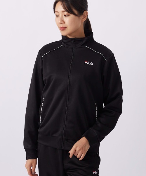 FILA GOLF(フィラゴルフ )の「ブリスタートラックジャケット(その他アウター・レディース・ブラック/チャコールグレー/オフホワイト/ネイビー・LARGE/X-LARGE/MEDIUM)」の3枚目の写真
