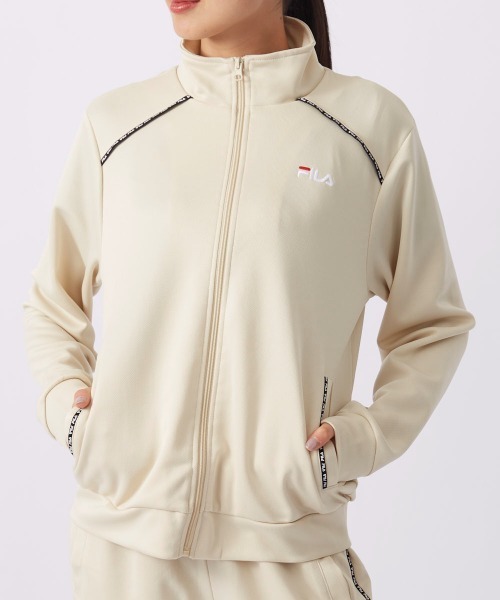FILA GOLF(フィラゴルフ )の「ブリスタートラックジャケット(その他アウター・レディース・ブラック/チャコールグレー/オフホワイト/ネイビー・LARGE/X-LARGE/MEDIUM)」の11枚目の写真