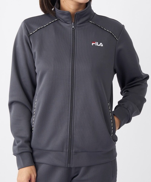 FILA GOLF(フィラゴルフ )の「ブリスタートラックジャケット(その他アウター・レディース・ブラック/チャコールグレー/オフホワイト/ネイビー・LARGE/X-LARGE/MEDIUM)」の17枚目の写真