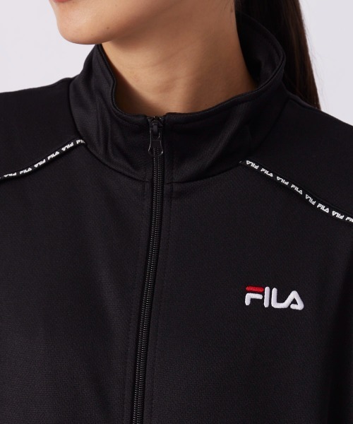 FILA GOLF(フィラゴルフ )の「ブリスタートラックジャケット(その他アウター・レディース・ブラック/チャコールグレー/オフホワイト/ネイビー・LARGE/X-LARGE/MEDIUM)」の8枚目の写真