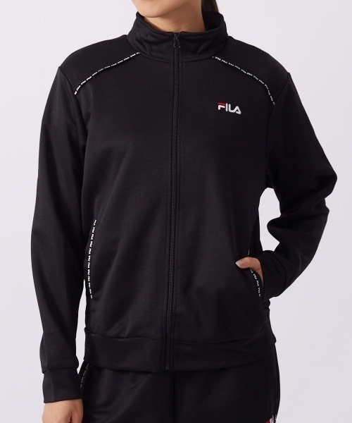 FILA GOLF(フィラゴルフ )の「ブリスタートラックジャケット(その他アウター・レディース・ブラック/チャコールグレー/オフホワイト/ネイビー・LARGE/X-LARGE/MEDIUM)」の5枚目の写真