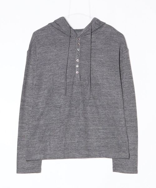 Vini(ヴィニ)の「ユニセックスプルオーバーパーカー(Tシャツ/カットソー・レディース・グレー/ラベンダー・MEDIUM)」の16枚目の写真