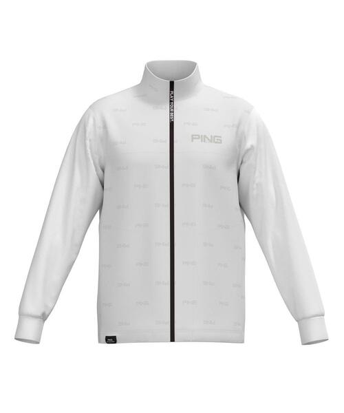 【ブラック】全方向ストレッチ ピンソニックキルト/ダンボール ハイブリットブルゾン <PERFORMANCE> (MENS) PING APPAREL】全方向ストレッチ ピンソニックキルト/ダンボール