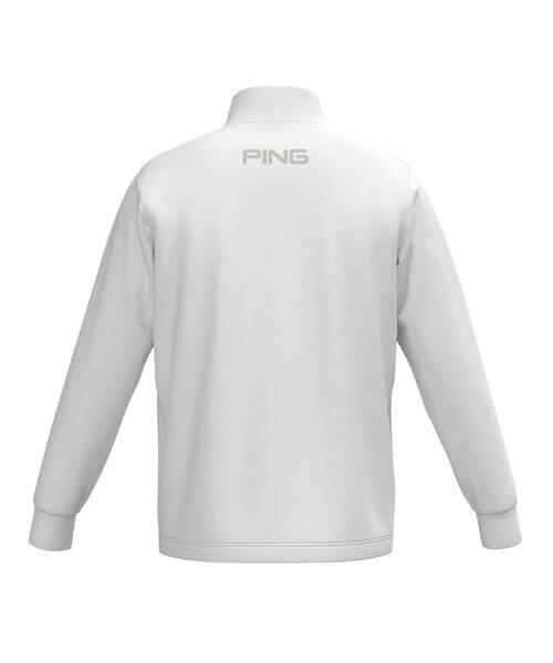 【ホワイト】全方向ストレッチ ピンソニックキルト/ダンボール ハイブリットブルゾン <PERFORMANCE> (MENS) PING APPAREL】全方向ストレッチ ピンソニックキルト/ダンボール