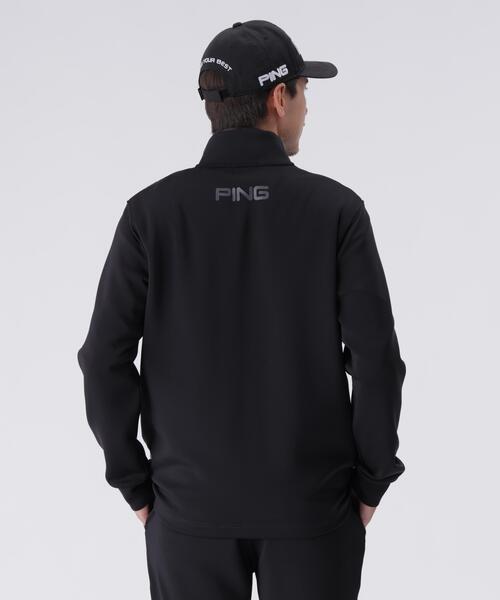 【ブラック】全方向ストレッチ ピンソニックキルト/ダンボール ハイブリットブルゾン <PERFORMANCE> (MENS) PING APPAREL】全方向ストレッチ ピンソニックキルト/ダンボール