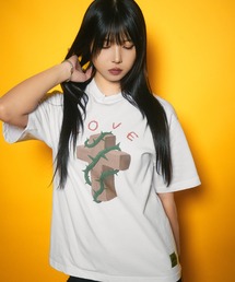 【WOMEN】Thorn cross tee