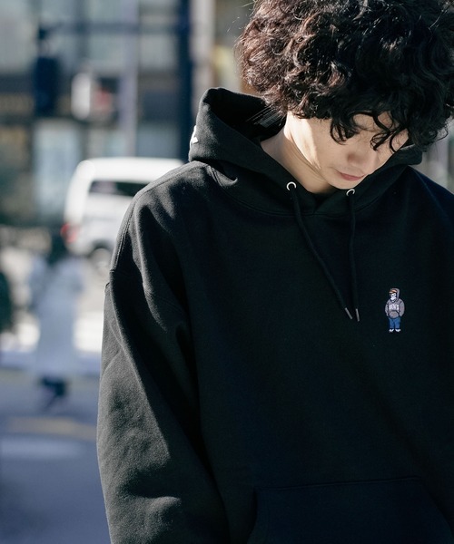 BEN DAVIS(ベンデイビス)の「【BEN DAVIS/ベンデイビス】裏起毛 バックプリントフーディー ヘビーウェイトスウェット プルオーバーパーカー オーバーサイズ(パーカー・メンズ・ブラック/グレー/ネイビー・LARGE/X-LARGE/MEDIUM)」の1枚目の写真