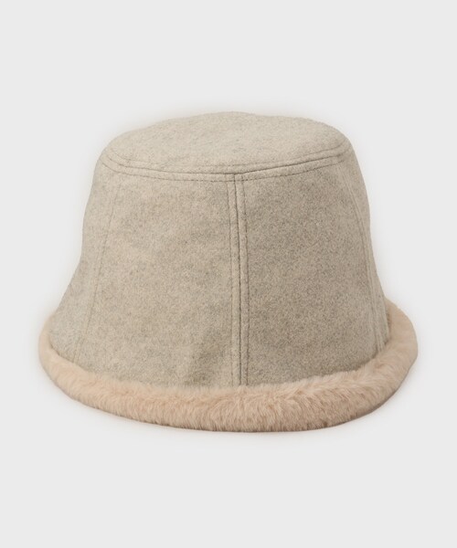 THE SHOP TK （ザ ショップ ティーケー ）の「メルトン風バゲットリバーシブル（ハット・レディース・ナチュラル/ブラック・00）」の12枚目の写真