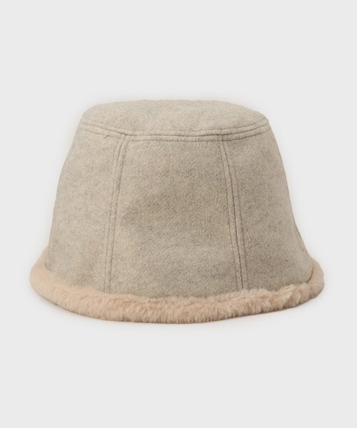 THE SHOP TK （ザ ショップ ティーケー ）の「メルトン風バゲットリバーシブル（ハット・レディース・ナチュラル/ブラック・00）」の11枚目の写真