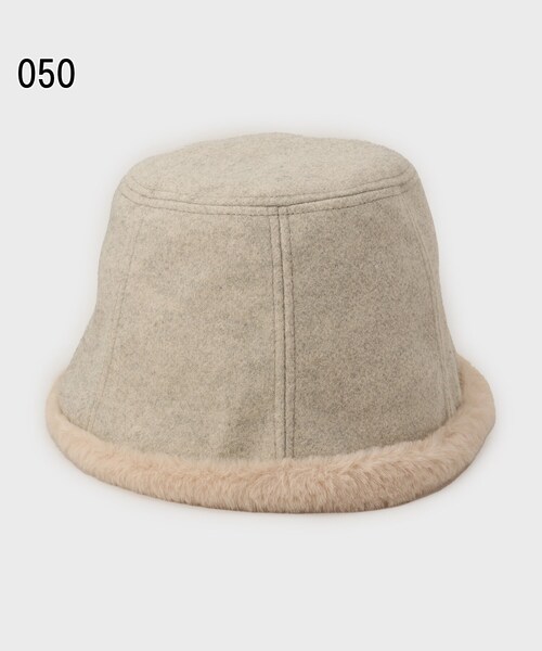 THE SHOP TK （ザ ショップ ティーケー ）の「メルトン風バゲットリバーシブル（ハット・レディース・ナチュラル/ブラック・00）」の6枚目の写真