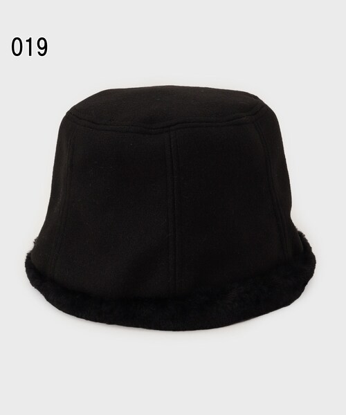 THE SHOP TK （ザ ショップ ティーケー ）の「メルトン風バゲットリバーシブル（ハット・レディース・ナチュラル/ブラック・00）」の4枚目の写真
