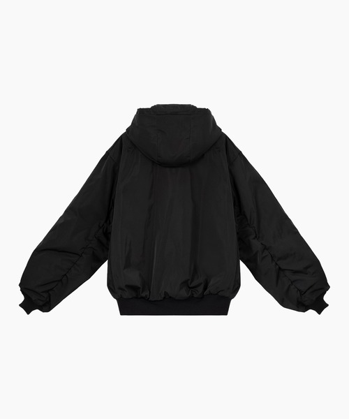 LAD MUSICIAN（ラッドミュージシャン）の「SOLO TWILL HOODED MA-1（MA-1・メンズ・ブラック・42/44/46）」の2枚目の写真