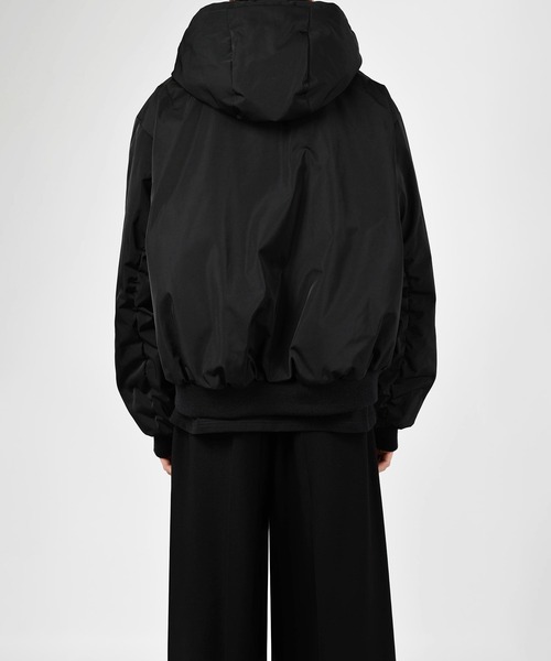 LAD MUSICIAN（ラッドミュージシャン）の「SOLO TWILL HOODED MA-1（MA-1・メンズ・ブラック・42/44/46）」の4枚目の写真