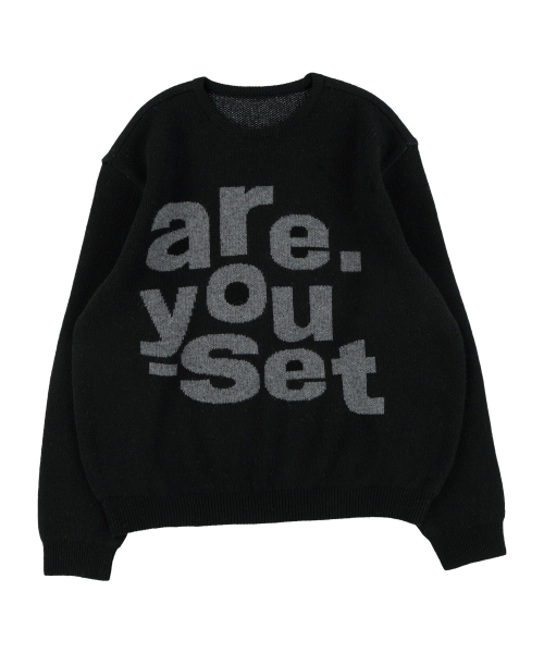 THECOLDESTMOMENT(ザコールデストモーメント)の「TCM are knit (black)(ニット/セーター・レディース・その他・SMALL)」の1枚目の写真