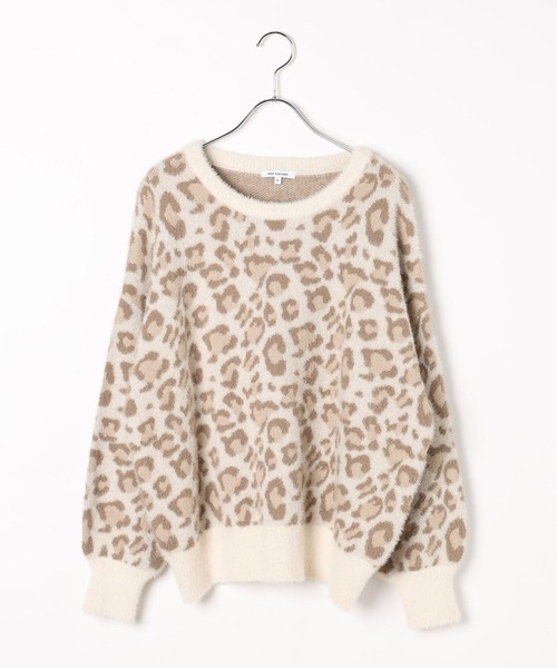 GLOBAL WORK（グローバルワーク）の「デザインシャギーニット/AND YUA ANY/599709（ニット/セーター・キッズ・ライトベージュ/チャコールグレー/ホワイト系その他2/サックスブルー・FREE）」の15枚目の写真