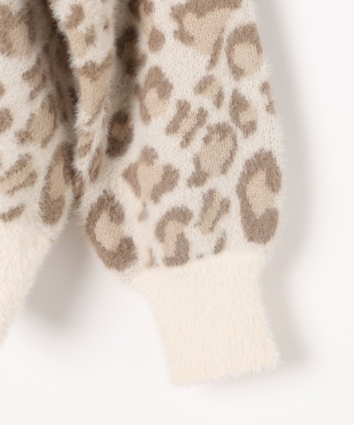 GLOBAL WORK（グローバルワーク）の「デザインシャギーニット/AND YUA ANY/599709（ニット/セーター・キッズ・ライトベージュ/チャコールグレー/ホワイト系その他2/サックスブルー・FREE）」の18枚目の写真