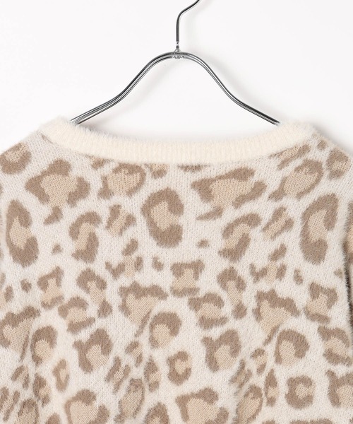 GLOBAL WORK（グローバルワーク）の「デザインシャギーニット/AND YUA ANY/599709（ニット/セーター・キッズ・ライトベージュ/チャコールグレー/ホワイト系その他2/サックスブルー・FREE）」の11枚目の写真