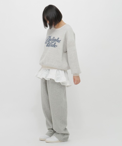 GLOBAL WORK（グローバルワーク）の「デザインシャギーニット/AND YUA ANY/599709（ニット/セーター・キッズ・ライトベージュ/チャコールグレー/ホワイト系その他2/サックスブルー・FREE）」の6枚目の写真