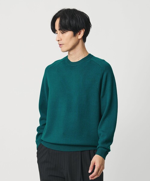 セール】7ゲージ ファイン MRN クルーネック ニット 手洗い可能