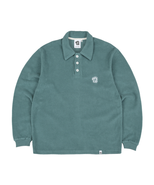 ERSCO(イーアルエスコ)の「ダスティカラー スリーブ_ブルーグリーン(ポロシャツ・レディース・その他・LARGE/X-LARGE/MEDIUM)」の1枚目の写真
