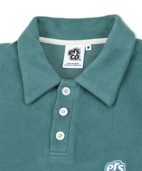 ERSCO(イーアルエスコ)の「ダスティカラー スリーブ_ブルーグリーン(ポロシャツ・レディース・その他・LARGE/X-LARGE/MEDIUM)」の3枚目の写真