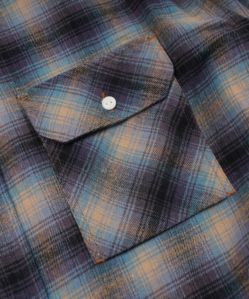 FRIZMWORKS(フリズムワークス)の「FLANNEL CHECK WORK SHIRT _ MIDNIGHT BLUE(シャツ/ブラウス・メンズ・その他・SMALL/MEDIUM/LARGE/X-LARGE)」の5枚目の写真