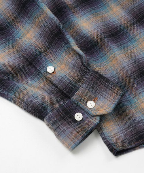 FRIZMWORKS(フリズムワークス)の「FLANNEL CHECK WORK SHIRT _ MIDNIGHT BLUE(シャツ/ブラウス・メンズ・その他・SMALL/MEDIUM/LARGE/X-LARGE)」の6枚目の写真