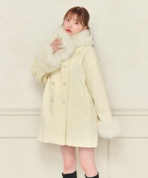 Twinkle Button Tweed Coat（ダウンジャケット/コート）｜andwang