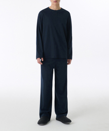 MUSINSA STANDARD（ムシンサスタンダード）の「コットンモーダルヘンリーネックジャージパジャマセット[ネイビー]（ルームウェア/パジャマ・メンズ）」