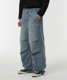 デニムパラシュートパンツ [スカイブルー]