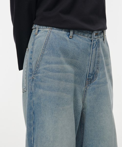 MUSINSA STANDARD（ムシンサスタンダード）の「デニムパラシュートパンツ [スカイブルー]（デニムパンツ・メンズ・その他・26/27/28/29/30/31/32/33/34/36/38/40/42）」の5枚目の写真