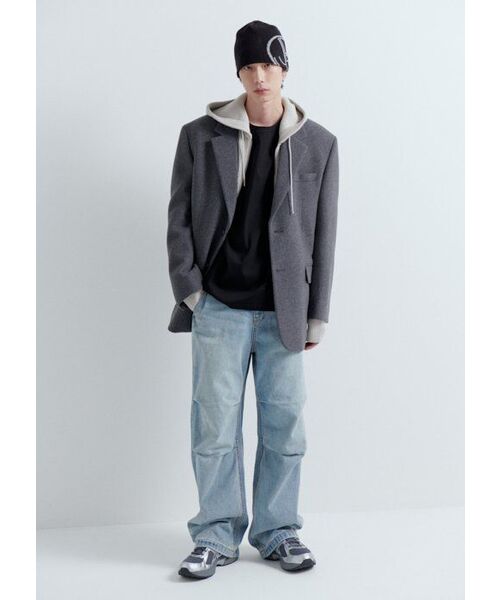 MUSINSA STANDARD（ムシンサスタンダード）の「デニムパラシュートパンツ [スカイブルー]（デニムパンツ・メンズ・その他・26/27/28/29/30/31/32/33/34/36/38/40/42）」の13枚目の写真