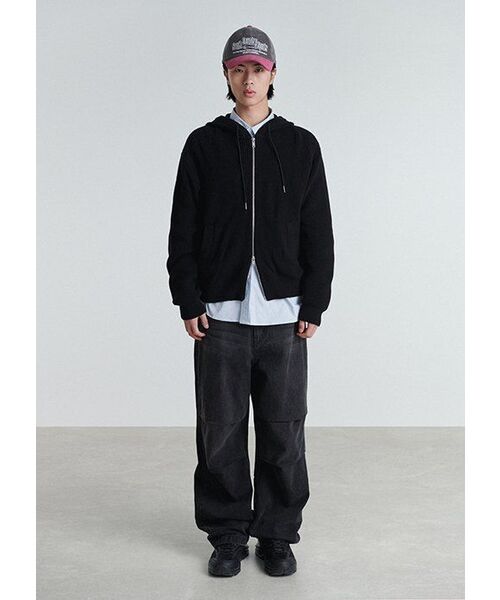 MUSINSA STANDARD（ムシンサスタンダード）の「デニムパラシュートパンツ [スカイブルー]（デニムパンツ・メンズ・その他・26/27/28/29/30/31/32/33/34/36/38/40/42）」の15枚目の写真